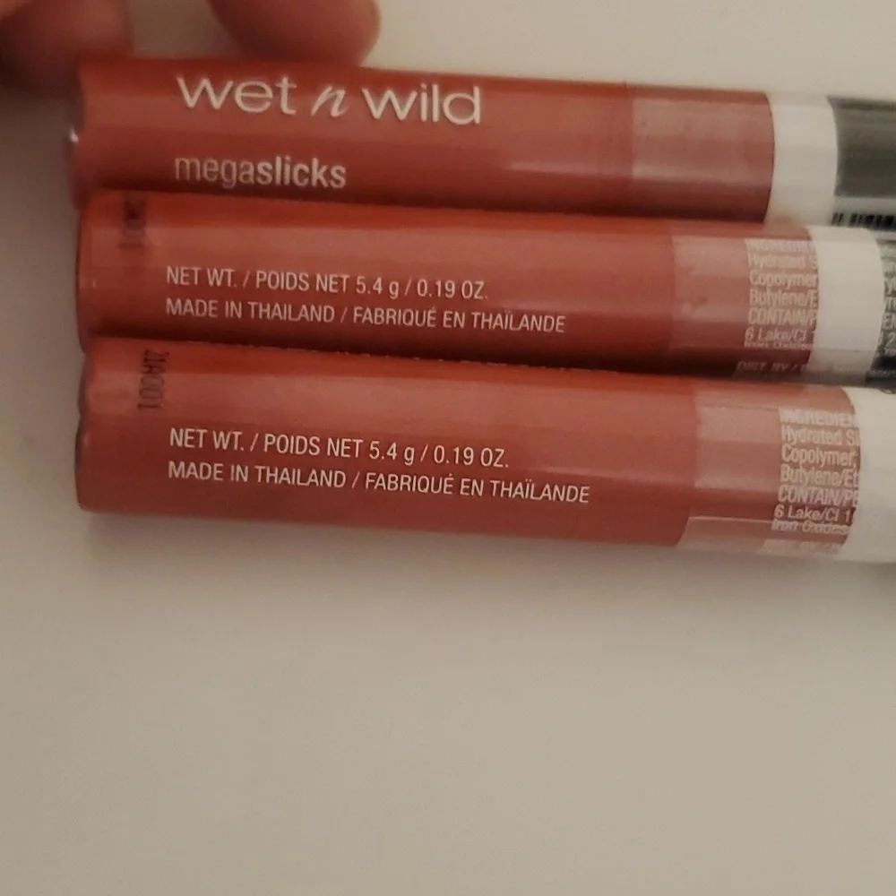 Wet n Wild Lip Gloss MegaSlick  Set of 3 Lip Gloss‎ Rasp Berry Voice